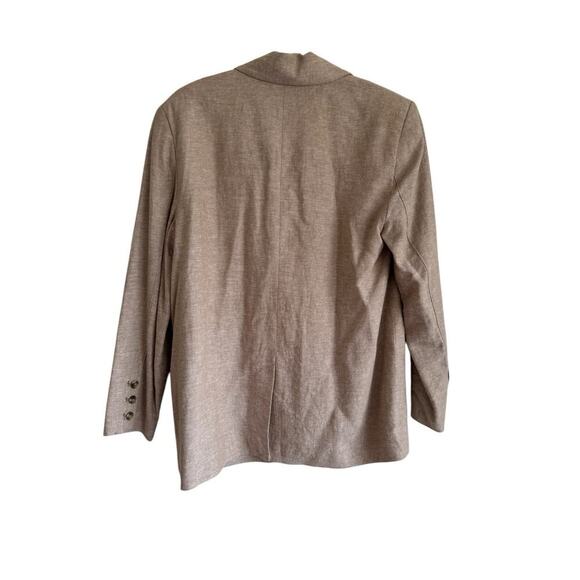 NWT Old Navy Women's Double-Breasted Linen-Blend Blazer Size M Spring Career - Picture 4 of 16
